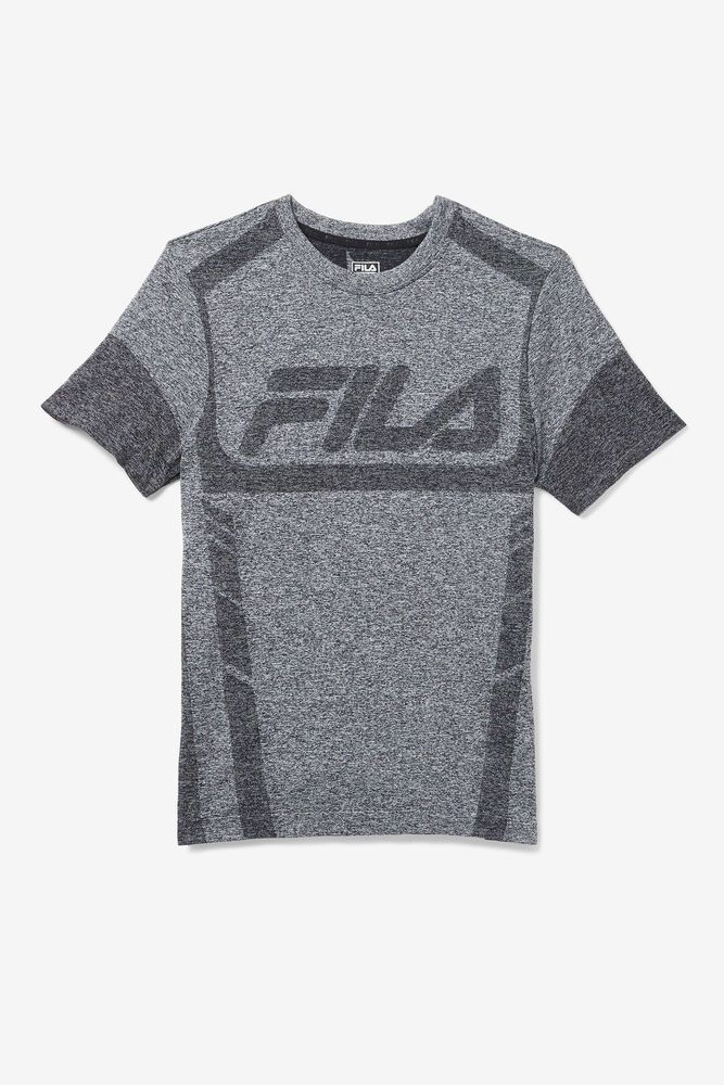 Fila T-Shirt Mens Grey - Saad Engineered - Philippines 5849062-XL